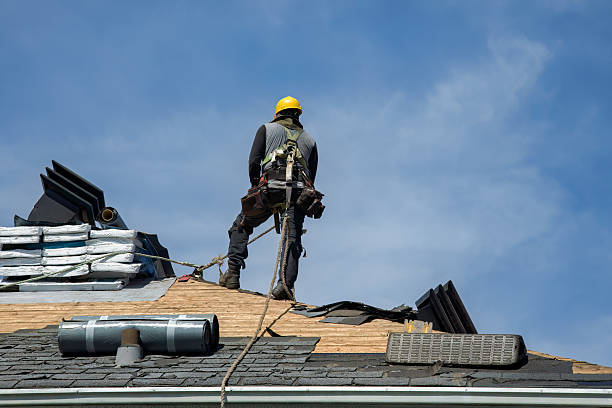 Professional Roof Installation technician working in Richford, VT